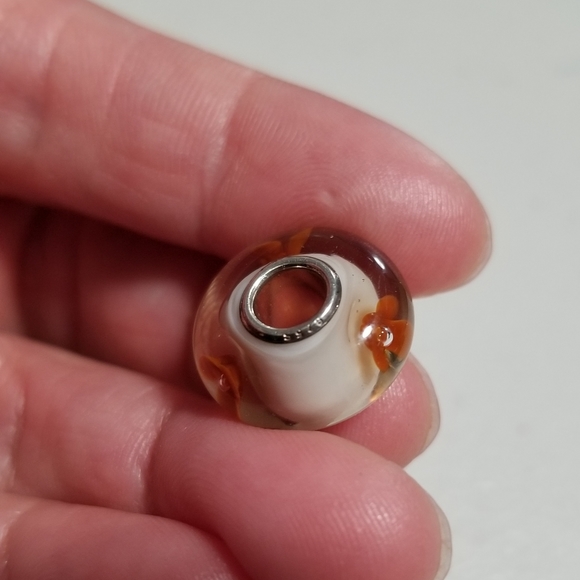 2 x Trollbeads OOAK Bubble Flowers - Picture 8 of 11